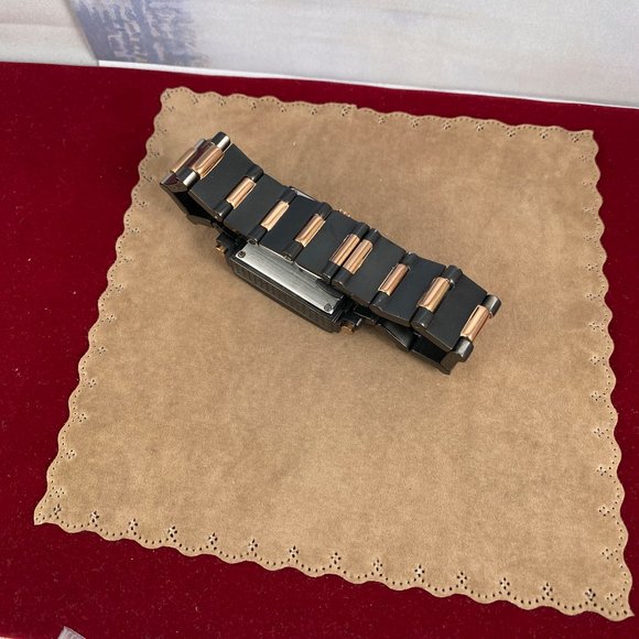 Stunning Watch by Designer Daniel Steiger Black with 18 Karat Rose Gold - Picture 7 of 8